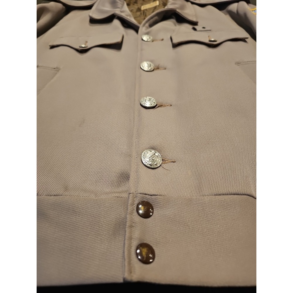 Vintage Capital Tuffy New‎ Symrna Police Jacket Obsolete Full Zip Patches Sz 44 - Picture 7 of 16